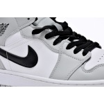 Air Jordan 1 Mid Light Smoke Grey  554724-092