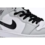 Air Jordan 1 Mid Light Smoke Grey  554724-092