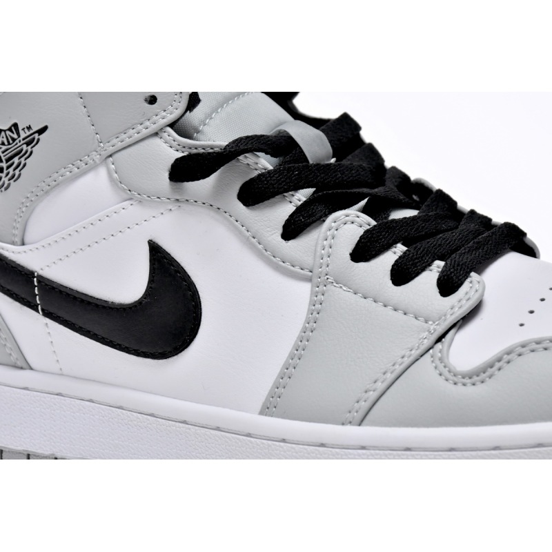 Air Jordan 1 Mid Light Smoke Grey  554724-092