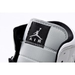 Air Jordan 1 Mid Light Smoke Grey  554724-092