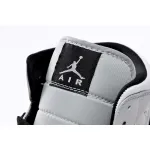 Air Jordan 1 Mid Light Smoke Grey  554724-092
