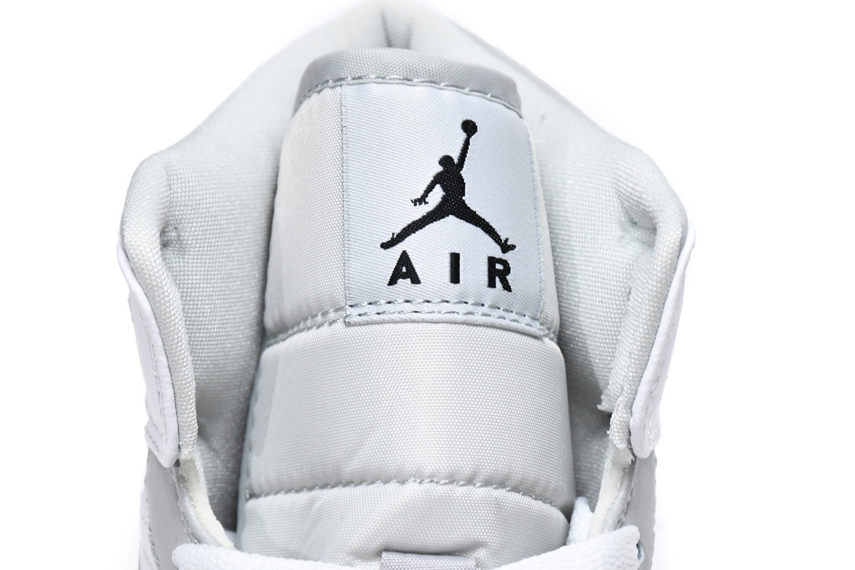 Air Jordan 1 Mid Light Smoke Grey (Women