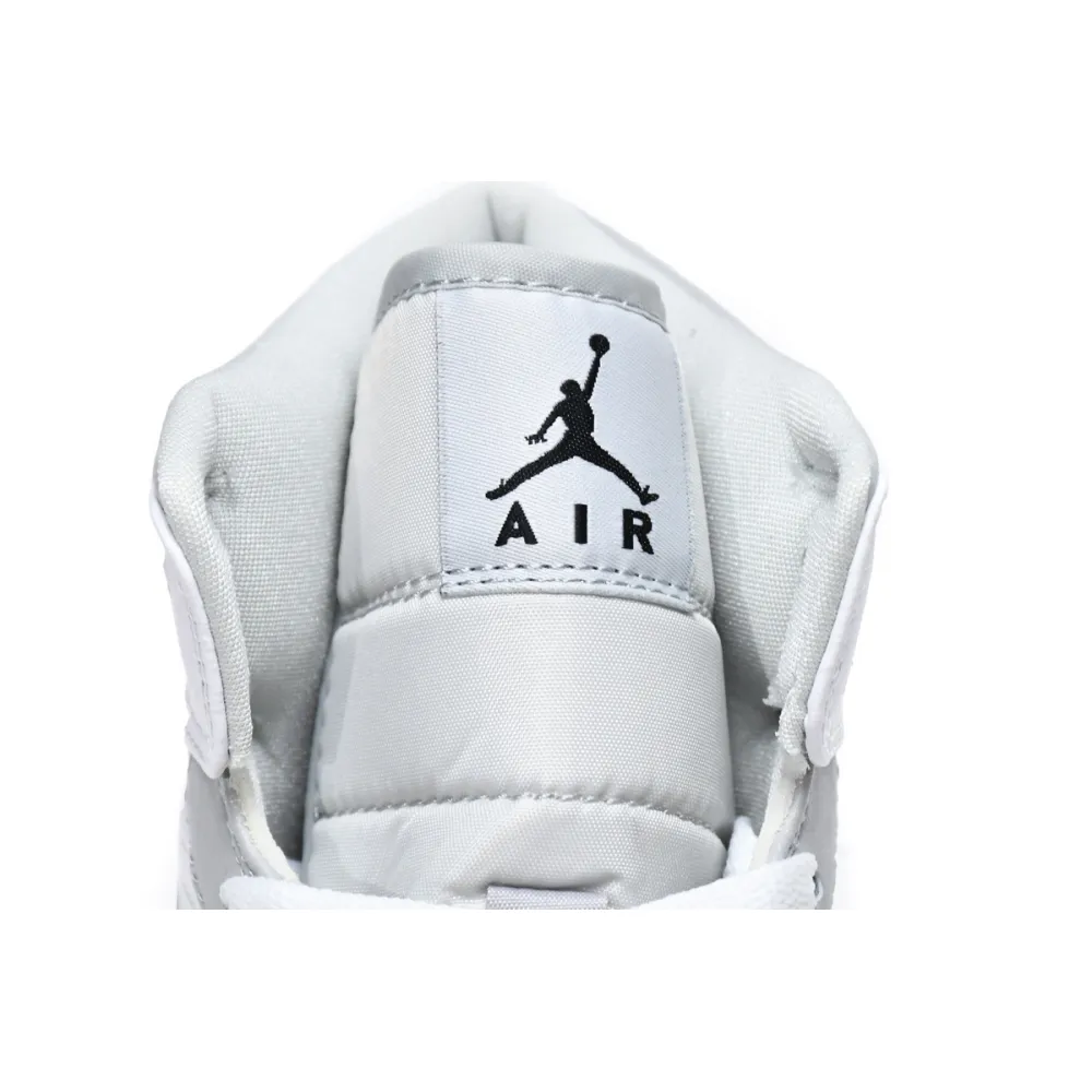 Air Jordan 1 Mid Light Smoke Grey (Women's)  BQ6472-015