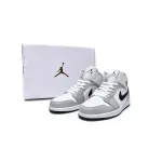 Air Jordan 1 Mid Light Smoke Grey (Women's)  BQ6472-015