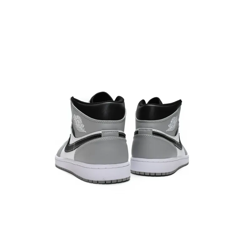 Air Jordan 1 Mid Light Smoke Grey Anthracite  554724-078 