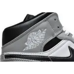 Air Jordan 1 Mid Light Smoke Grey Anthracite  554724-078 