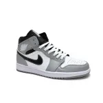 Air Jordan 1 Mid Light Smoke Grey Anthracite  554724-078 