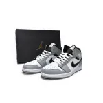Air Jordan 1 Mid Light Smoke Grey Anthracite  554724-078 