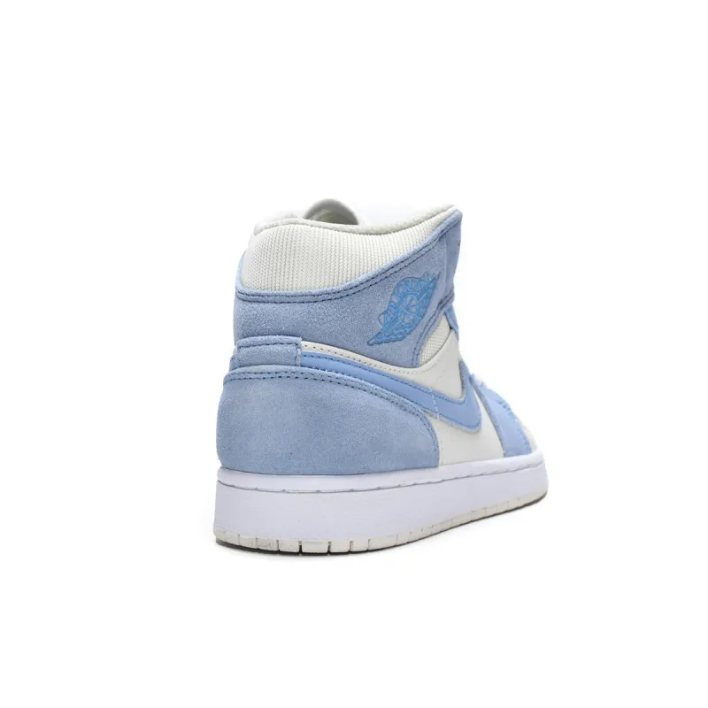 Air Jordan 1 Mid Mixed Textures Blue   DA4666-100