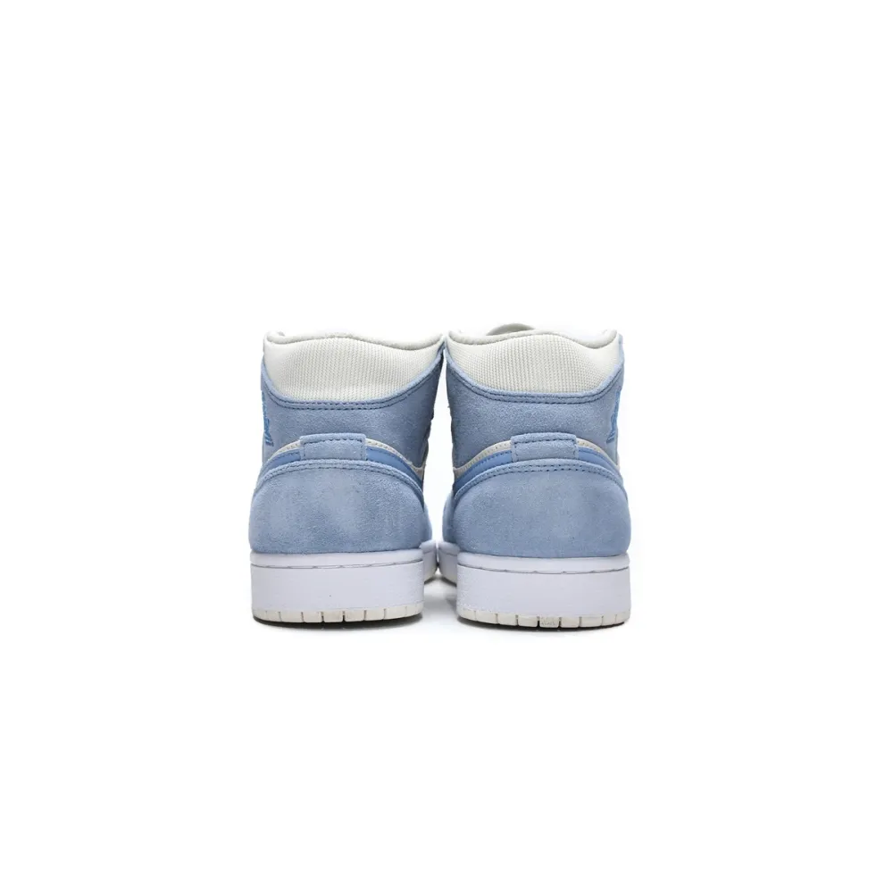 Air Jordan 1 Mid Mixed Textures Blue   DA4666-100