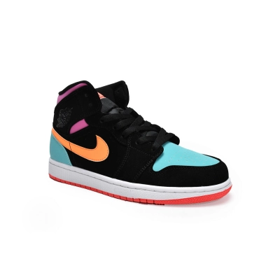 Air Jordan 1 Mid Multi-Color (GS)  554725-083 02