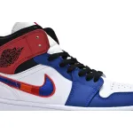 Air Jordan 1 Mid Multi-Color Swoosh  852542-146
