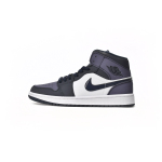 Air Jordan 1 Mid Obsidian Sanded Purple  554724-445