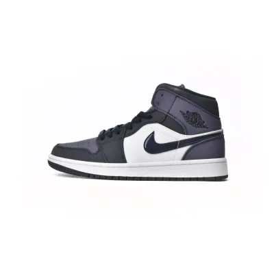 Air Jordan 1 Mid Obsidian Sanded Purple  554724-445 01
