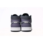 Air Jordan 1 Mid Obsidian Sanded Purple  554724-445
