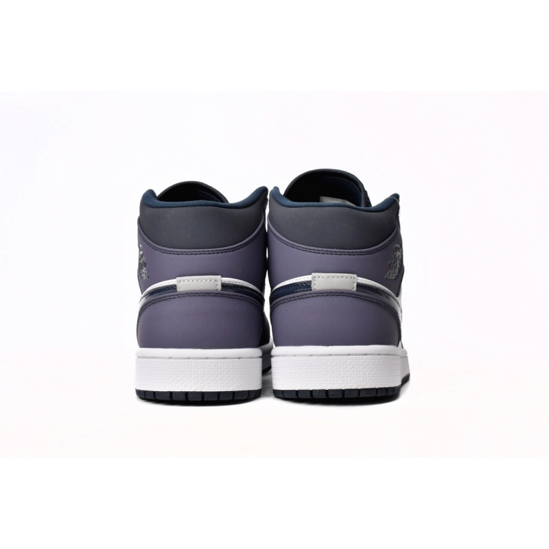 Air Jordan 1 Mid Obsidian Sanded Purple  554724-445