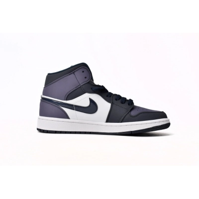 Air Jordan 1 Mid Obsidian Sanded Purple  554724-445 02