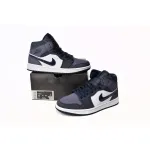 Air Jordan 1 Mid Obsidian Sanded Purple  554724-445
