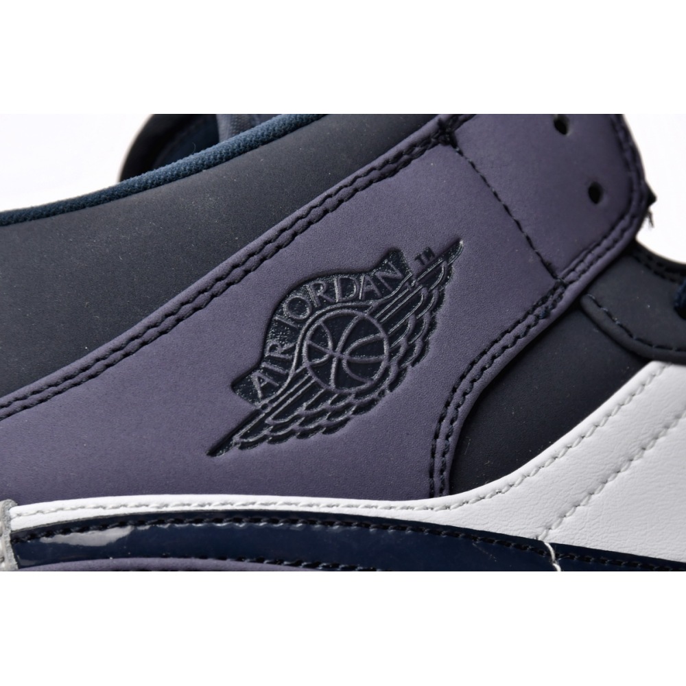 Air Jordan 1 Mid Obsidian Sanded Purple  554724-445