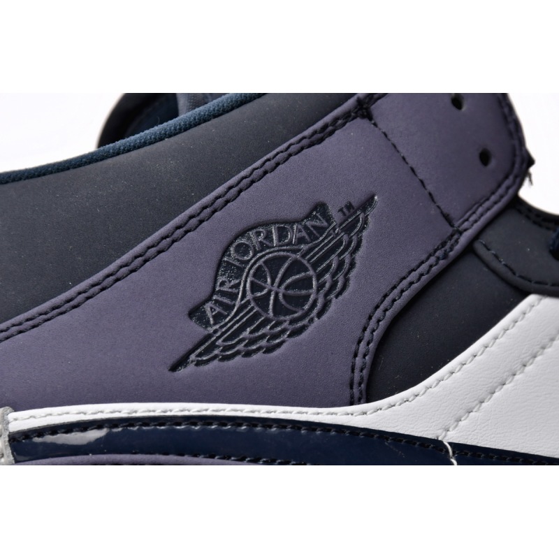 Air Jordan 1 Mid Obsidian Sanded Purple  554724-445