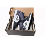 Air Jordan 1 Mid Obsidian Sanded Purple  554724-445