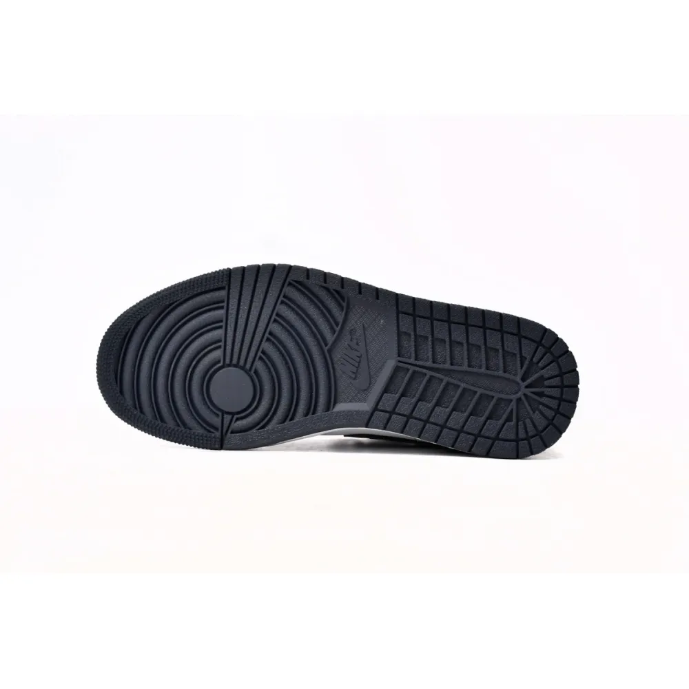 Air Jordan 1 Mid Obsidian Sanded Purple  554724-445
