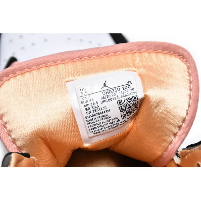 Air Jordan 1 Mid Peach Mocha (Women's)  DH0210-100 