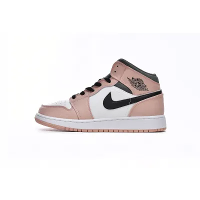 Air Jordan 1 Mid Pink Quartz (GS)   555112-603 01