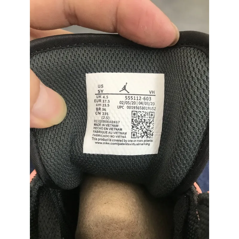 Air Jordan 1 Mid Pink Quartz (GS)   555112-603