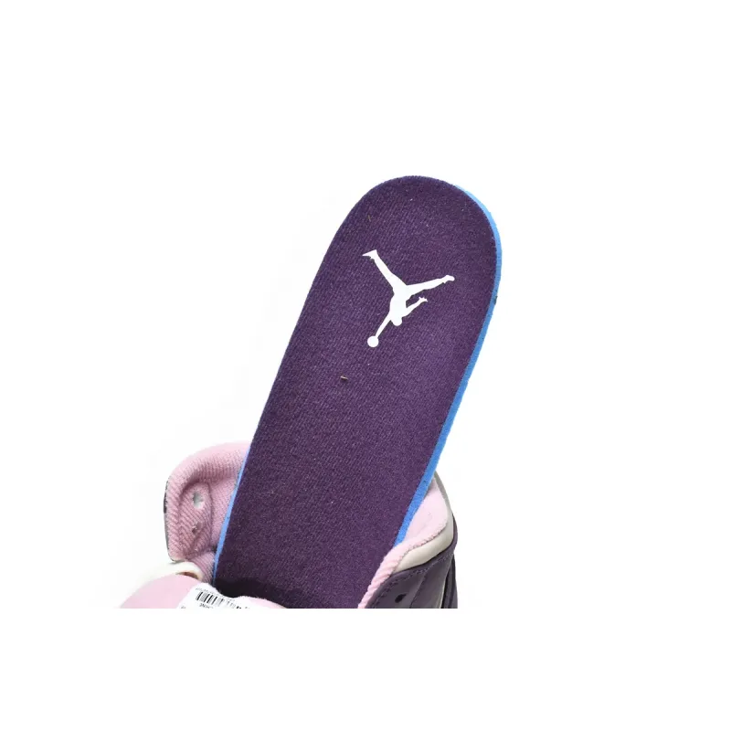 Air Jordan 1 Mid Pro Purple Desert Sand (GS)  555112-500