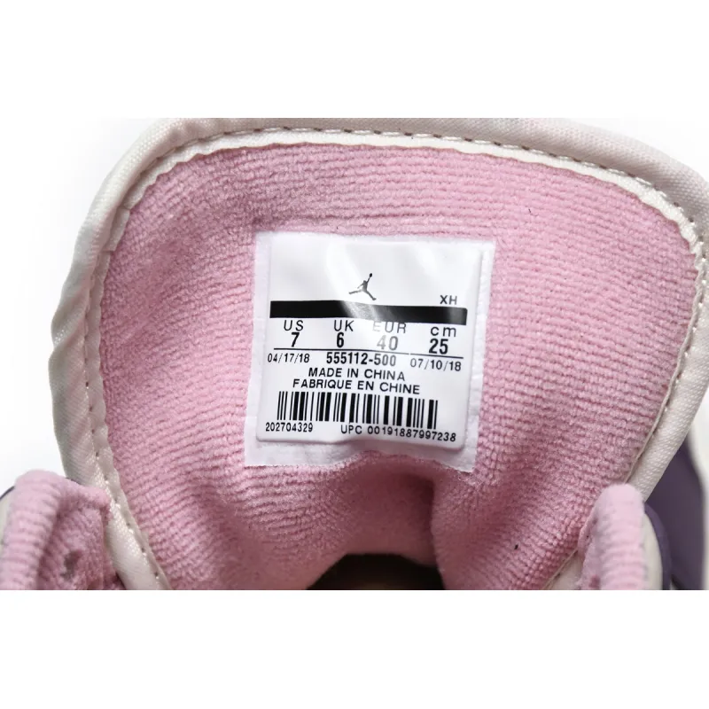 Air Jordan 1 Mid Pro Purple Desert Sand (GS)  555112-500