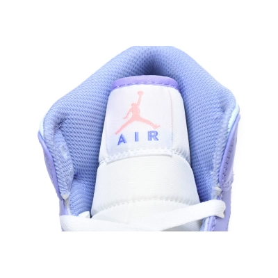 Air Jordan 1 Mid Purple Aqua  554724-500  02