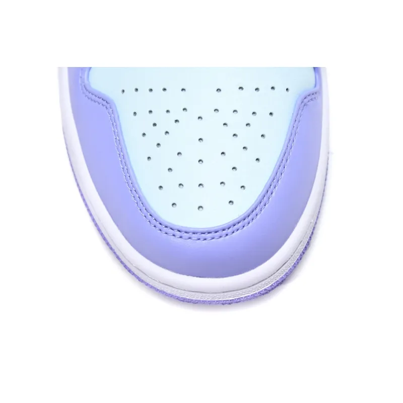 Air Jordan 1 Mid Purple Aqua  554724-500 