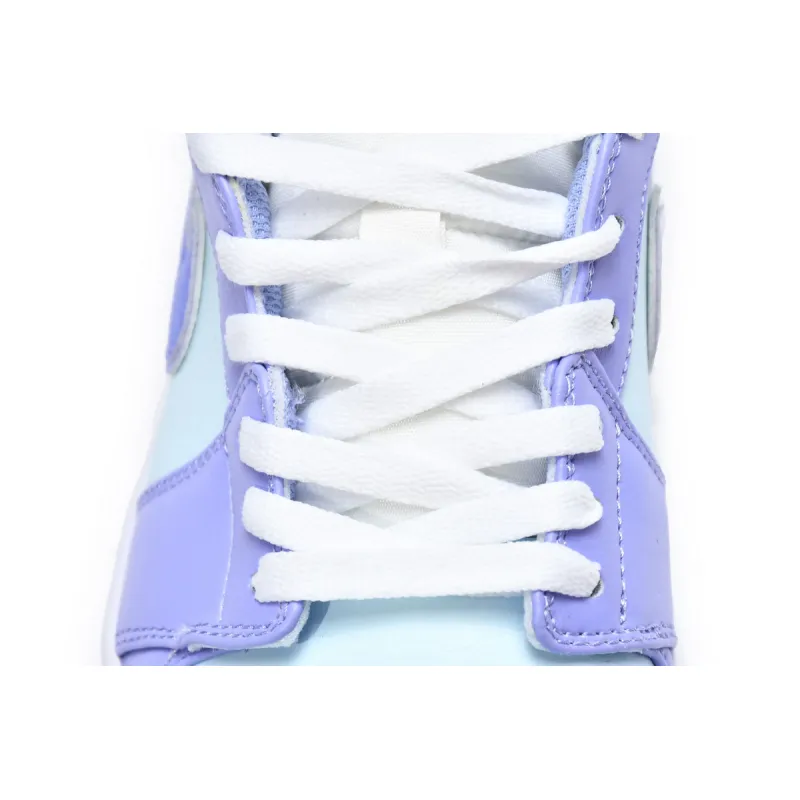 Air Jordan 1 Mid Purple Aqua  554724-500 