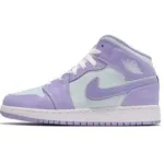 Air Jordan 1 Mid Purple Aqua (GS)  554725—500