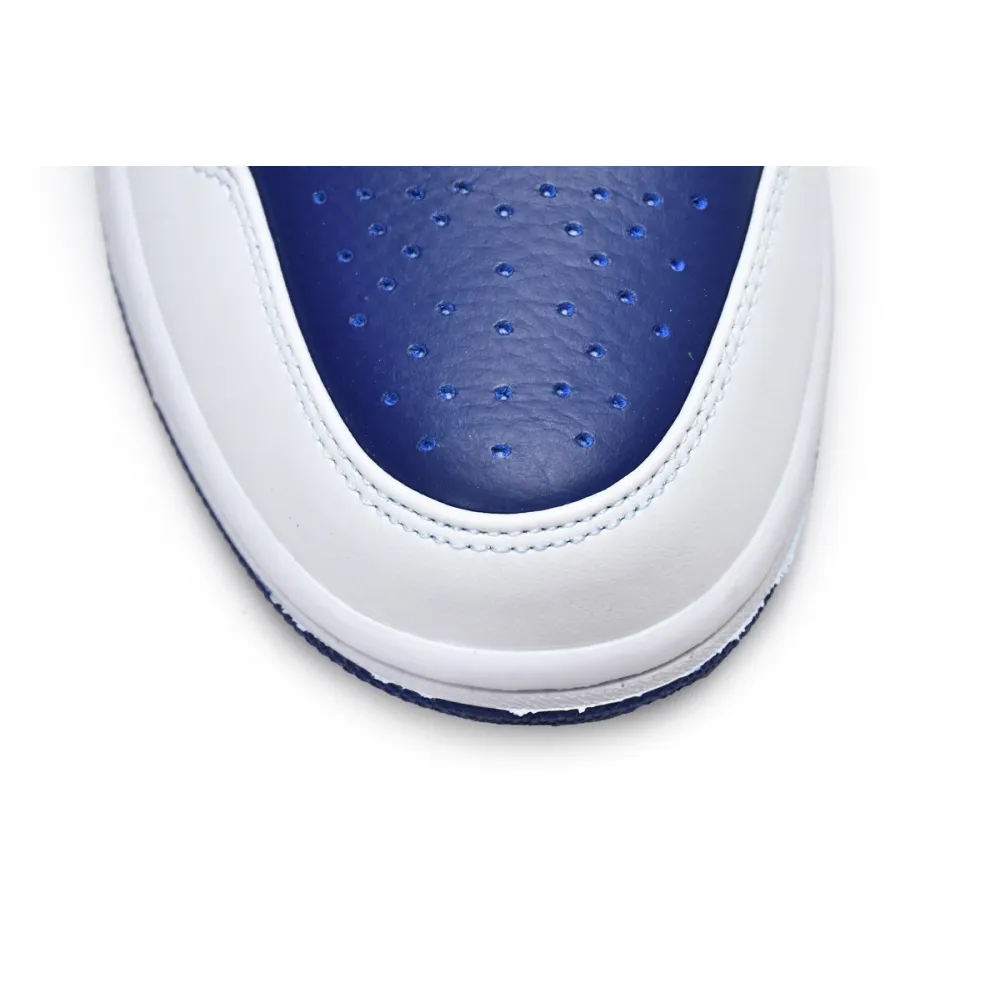 Air Jordan 1 Mid Royal Blue Laser Orange  554724-131