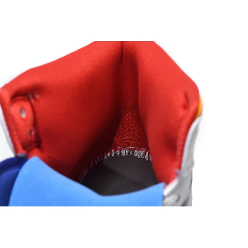 Air Jordan 1 Mid Royal Blue Laser Orange  554724-131