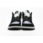 Air Jordan 1 Mid Satin Grey Toe  852542-011