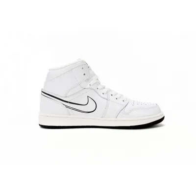 Air Jordan 1 Mid Schematic (GS)   DQ1864-100 02