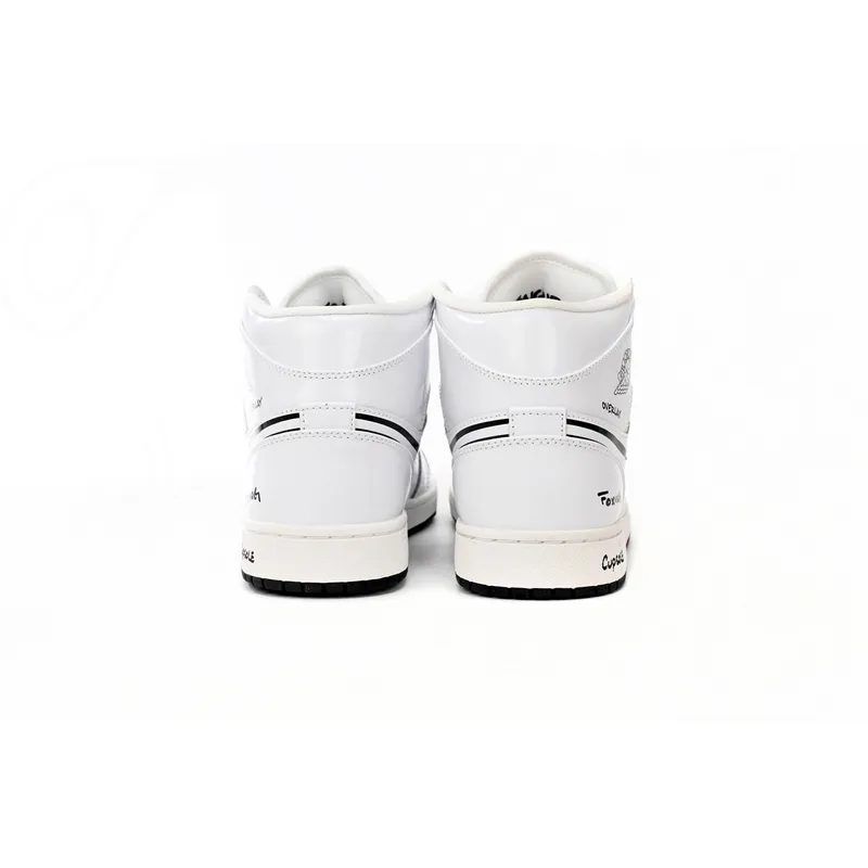 Air Jordan 1 Mid Schematic (GS)   DQ1864-100