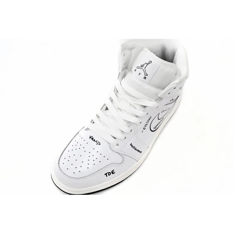 Air Jordan 1 Mid Schematic (GS)   DQ1864-100