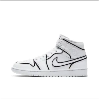 Air Jordan 1 Mid SE 'Iridescent Trim'  CK6587-100 01