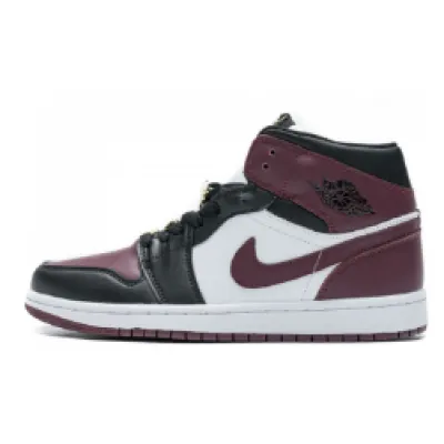 Air Jordan 1 Mid SE Black Dark Beetroot (Women's)  CZ4385—016 01