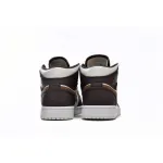Air Jordan 1 Mid SE Brown Basalt Oatmeal (Women's)   DO6699-200