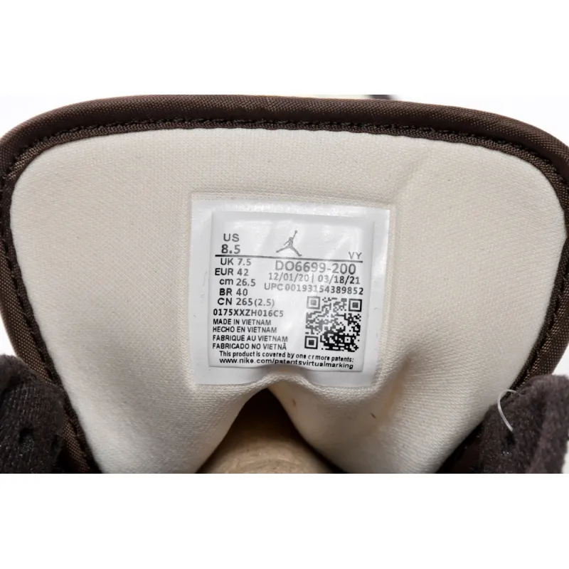 Air Jordan 1 Mid SE Brown Basalt Oatmeal (Women's)   DO6699-200