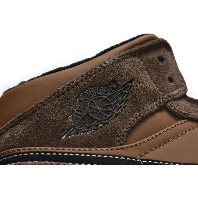 Air Jordan 1 Mid SE Dark Chocolate  DC7294—200