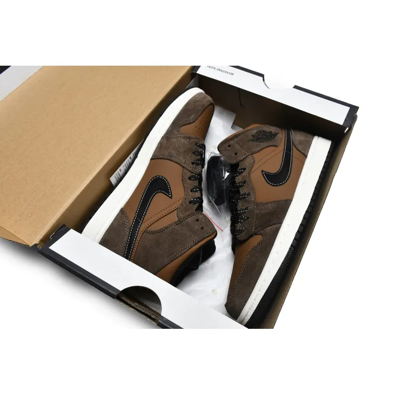 Air Jordan 1 Mid SE Dark Chocolate  DC7294—200