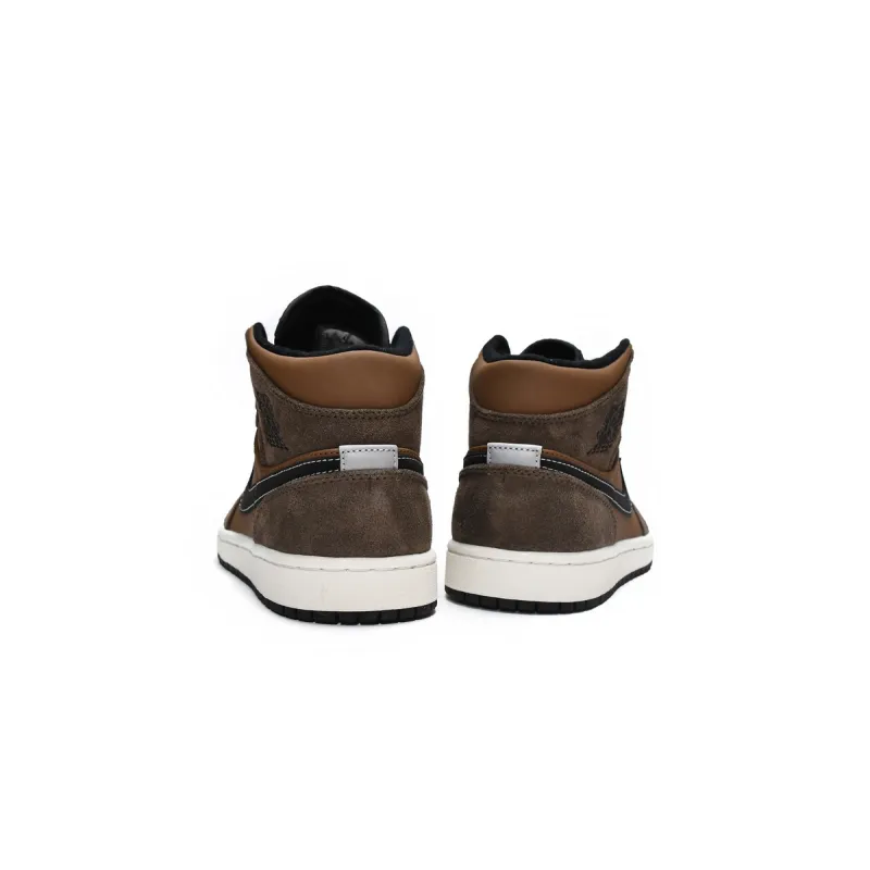 Air Jordan 1 Mid SE Dark Chocolate  DC7294—200