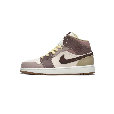 Air Jordan 1 Mid SE Dark Pony Smoky Mauve (Women's)   DO7440-821  01