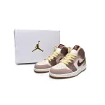 Air Jordan 1 Mid SE Dark Pony Smoky Mauve (Women's)   DO7440-821 